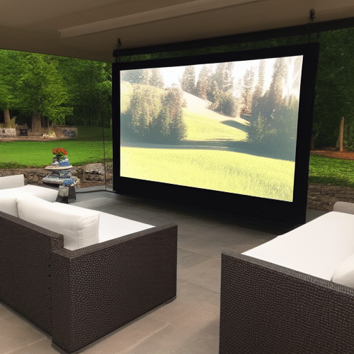outdoor home theater