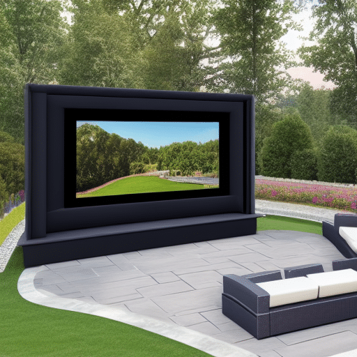 scenic outdoor home theater