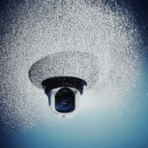 security camera cleaning: dirty security cameras
